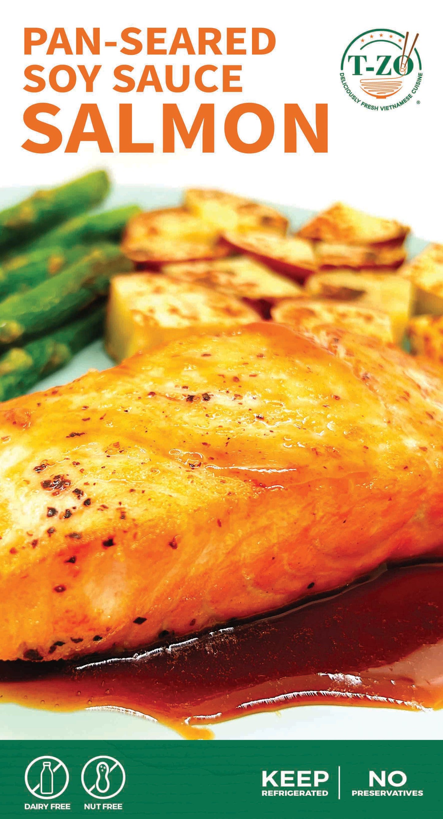 Pan Seared Soy Sauce Salmon (Cá Hồi Áp Chảo)
