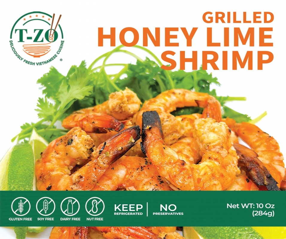 Grilled Honey Lime Shrimp (Tôm Nướng Chanh Mật Ong)