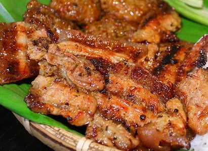 Grilled Thin Sliced Pork