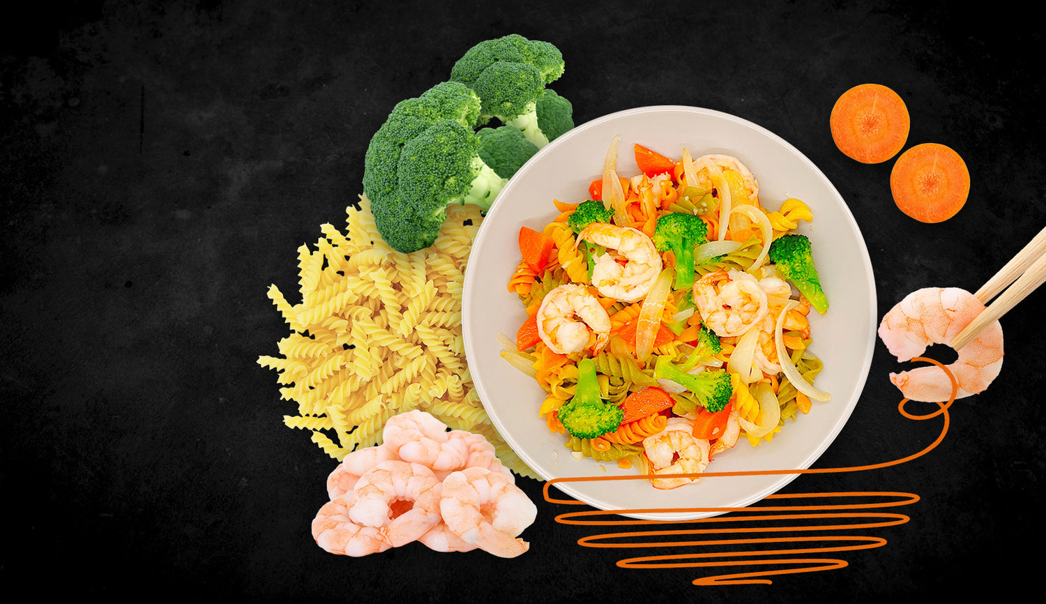 T-ZO tasty garlic butter shrimp pasta, a modern inspired of Vietnamese Cuisine. This is a fresh, healthy and delicious meals for you