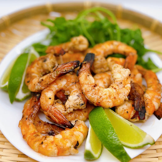 Grilled Honey Lime Shrimp   (Tôm Nướng Chanh Mật Ong)