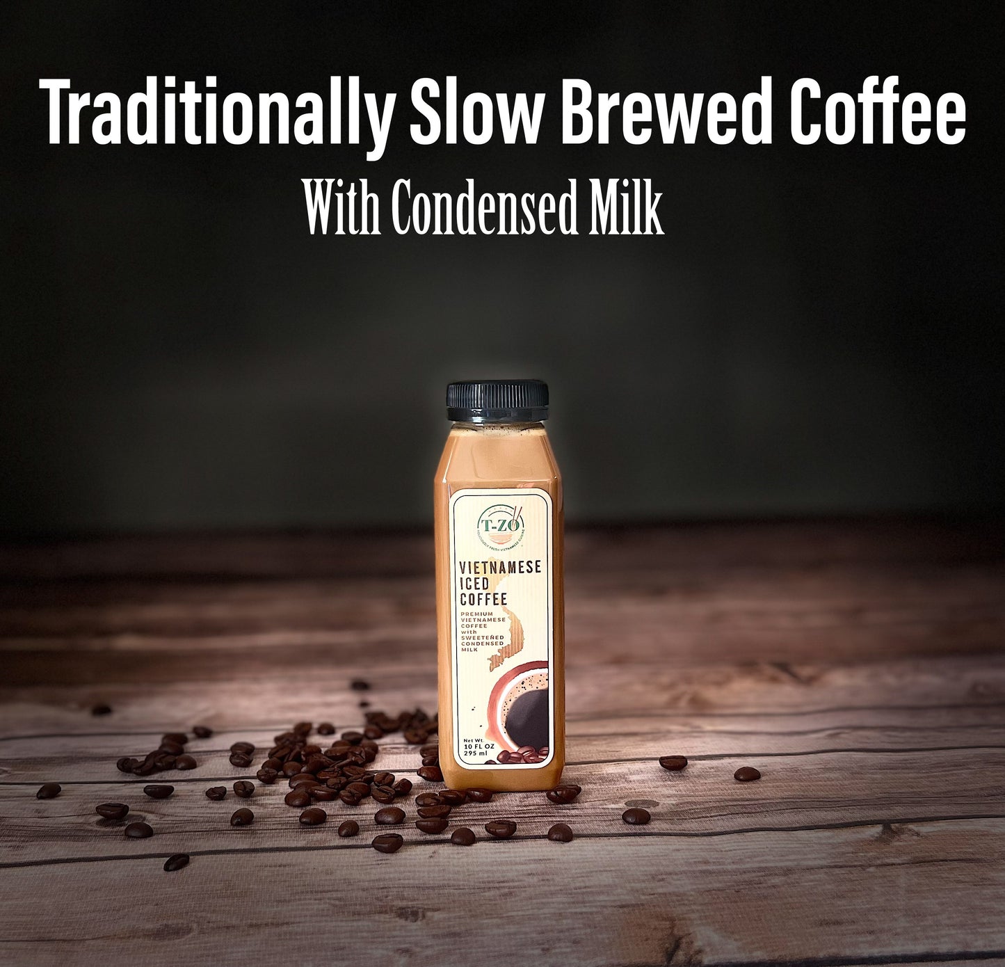 T-ZO traditionally slow brewed coffee with condensed milk