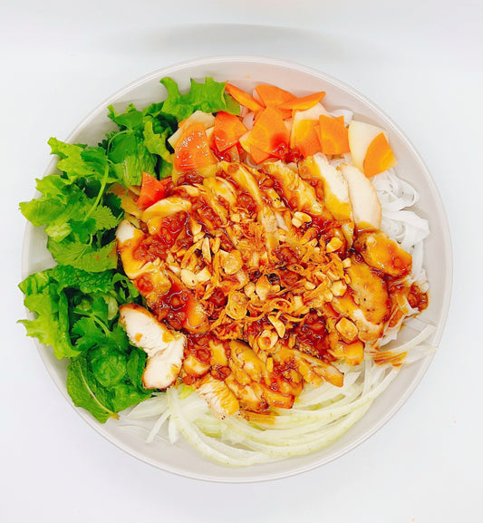 T-Zo Vietnamese Five Spice Chicken Vermicelli. A fresh, healthy and tasty noodles salad