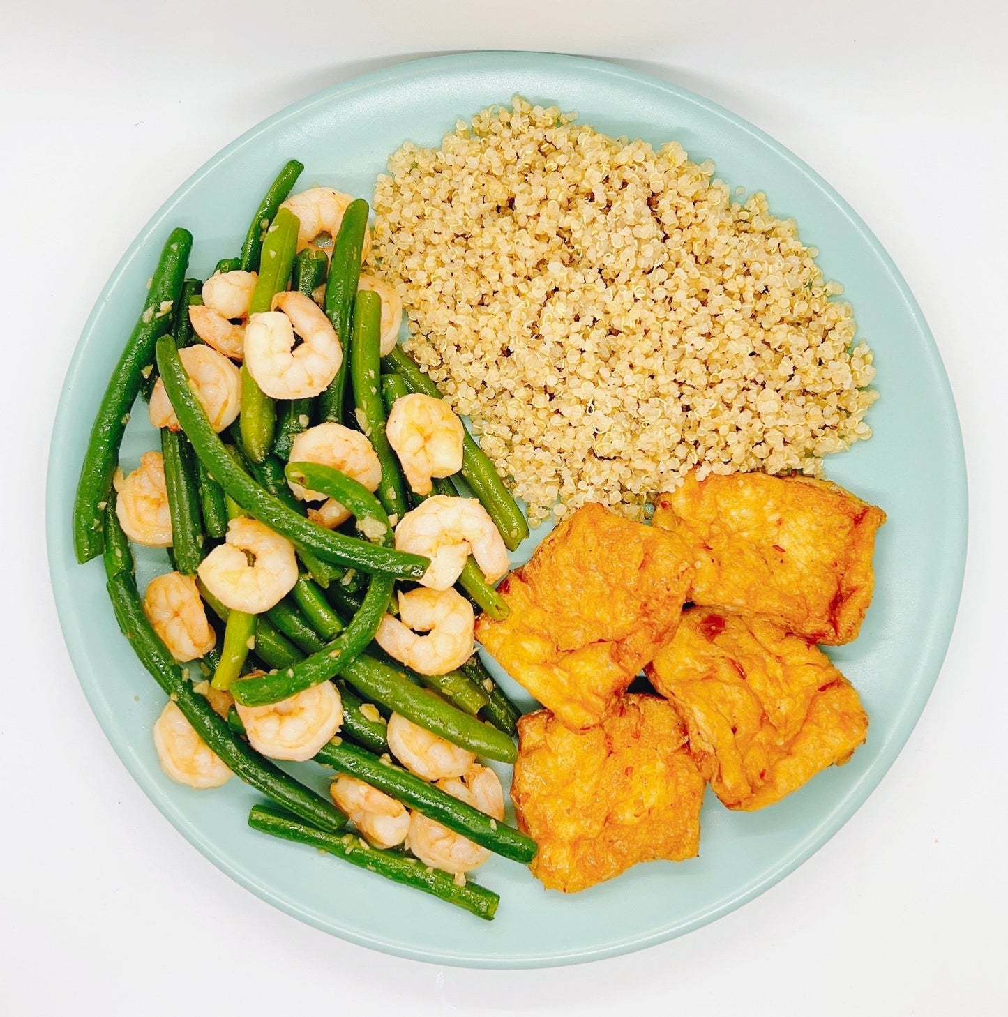 Sweet & Sour Soft-Fried Tofu, Quinoa (Đậu Phụ Chiên Chua Ngọt Quinoa)